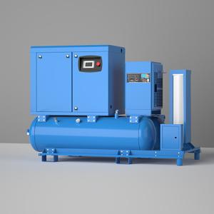 Wholesale 5 In 1 22kw Two Tank Permanent Magnet Frequency Conversion Screw Air Compressor from china suppliers
