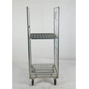 Wholesale Light Duty 52KG 4 Sided Nesting Folding Roll Cage Containers from china suppliers
