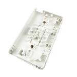 ABS 2-Cores Plastic Fiber Optic Faceplate Socket Panel For Indoor FTTX Network