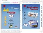 A4 A3 laminating pouches film lamination pouch film lamination pouches 75MIC