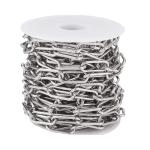 Stainless Steel 316 DIN763 Standard Long Link Anchor Chain, Dia. 10mm