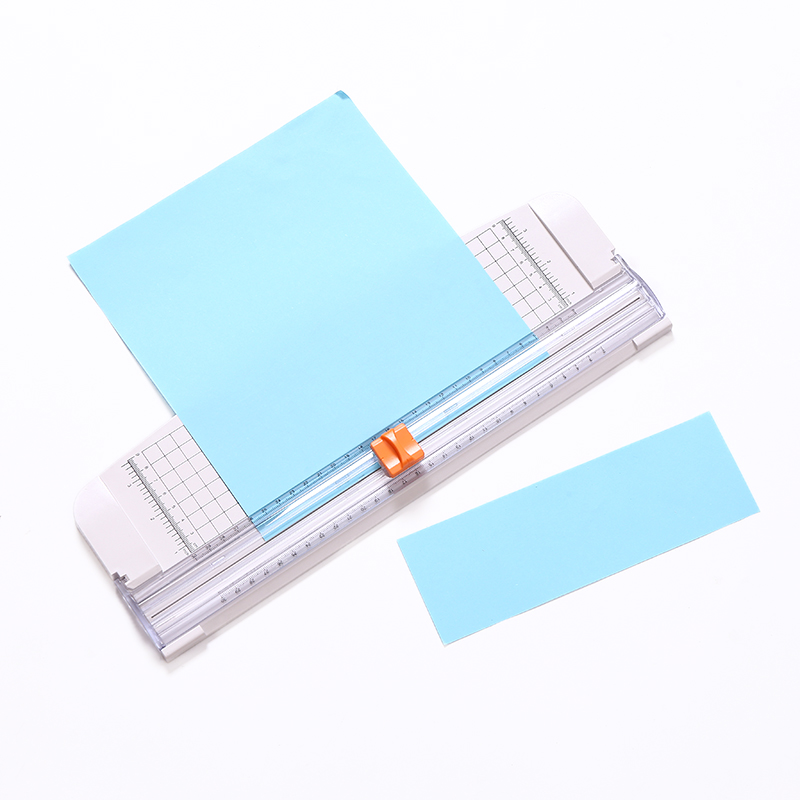 ZEQUAN Era Plastic Manual A4 Paper Cutter 375*130*35MM White for Customer Requirements