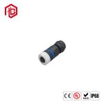 IP67 Waterproof Aviation M12 Female 3/4/5/8/12/17P Panel Mount PCB Type