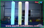 3m Tall Nylon Cloth Inflatable Lighting Decoration Pillar Shape For Advertising