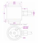 Flange Style Tension Compression Load Cell 200kg 100kg 50kg 20kg 10kg 5kg 2kg