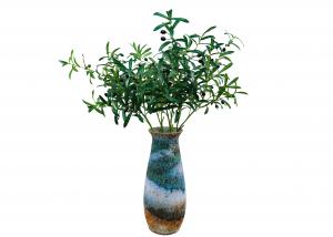 China Eco Friendly Fake Tree Branches Nearly Natural 38 Artificial Olive Branch Decor on sale