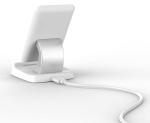2 Coils Desktop Samsung Wireless Charging Stand Lightweight With Cooling