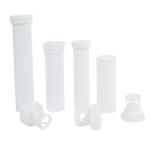 Effervescent Tablet Packaging Tube for Medical Pills Piece OEM and White Plastic