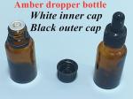 30ml 50ml 60ml 100ml Hair Oils Serum Beard Oil Amber Brown empty round essential