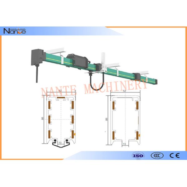 Multiple Poles Powerail Conductor Rail System PVC Corrosion Resistance