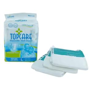 Wholesale Super Comfortable Disposable Adult Diaper with PE Film Backsheet and Printed Features Features PE Tape from china suppliers