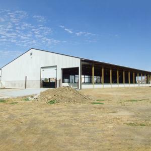 Wholesale Lanjing Prefabricated Steel Structure Farm House , Modern Metal Livestock Shelters from china suppliers