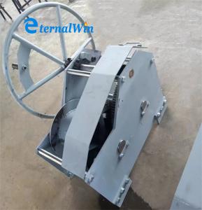 Wholesale Customizing drum 20kn 30kn 50kn Marine Manual Hand Winch For Boat Mooring / Towing from china suppliers