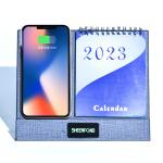 2023 Wireless Charging Calendar , Eco Friendly Desk Calendar Planner