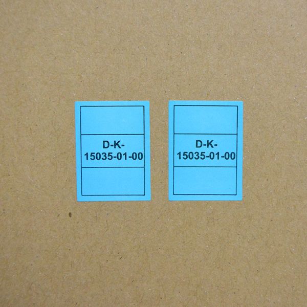 Blue Color Custom Printed Ultra Destructible Stickers Self Adhesive Destructible Label Paper