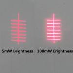 635nm 5mW 100mw Laser Diode Module 7 Horizontal And 1 Vertical For Shoe Machine