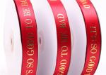Wholesale Custom Satin Ribbon with Gold Foil Logo Luxury Ribbon for Boutiques