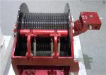 Painting / Galvanizing Hydraulic Crane Winch With Manual Control