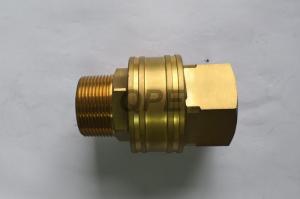 China Brass Straight Through Hydraulic Quick Connect Male Thread Couplings ST Series on sale
