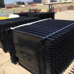 Customized Black Zinc Steel Metal Garrison Fence Panels Maintenance Free