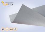Silicone Rubber Coated Fiberglass Fabric On Single Side For Smoke And Fire