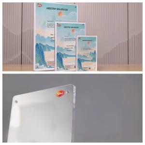 Wholesale Double-Sided Magnetic T Shape Acrylic Sign Holder Practical Display from china suppliers