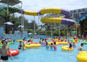 Wholesale Mix Color Fiberglass 5m Spiral Water Slide For Children from china suppliers
