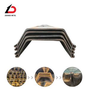 Wholesale Factory Direct Sales Low Price 400*170 Steel Sheet Pile U Steel Pile Z Steel Sheet Pile L Steel Sheet Pile with Customized Size from china suppliers