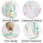 Ice Cream Print Transparent PVC Cosmetic Toiletry Bag