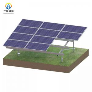China 10 To 60 Degree Solar Panel Steel Structure Support 80ft Height on sale