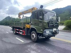 Wholesale 8 Ton Dongfeng Truck 4WD Offroad Mounted Crane For Municipal Construction And Poor Road Conditions from china suppliers