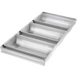 Rk Bakeware China-Foodservice 41145 Glazed 4 Strap Aluminized Steel Hearth Bread