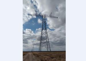 Wholesale Two Circuits Electric Transmission Tower High Rise Structure S355JR from china suppliers