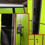 20 Doors 24 Hour Parcel Delivery Locker Easy Pick Up Smart Customized Deputy