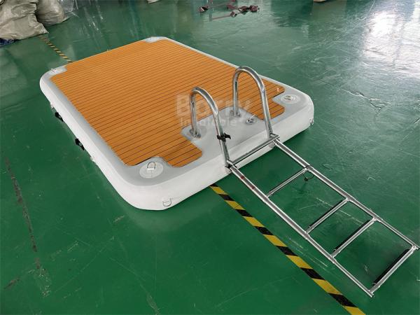 Water Floating Entertainment Floating Dock Inflatable Pontoon Fishing Boats With