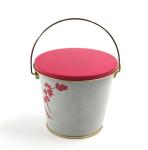 0.23mm Round Tin Bucket 5L Small Tin Bucket With Handle