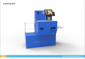 Wholesale Cash Dispenser Self Checkout Kiosk Powder Coat Painting For Unattended Store / Suppermarket from china suppliers