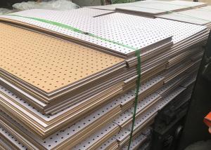 Wholesale 800KG/M3 Supermarket MDF Pegboard With Hook 5mm Hole Diameter from china suppliers