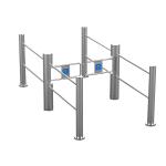 180 Degree 10 Seconds Flap Barrier Gate For Supermarket Entrance Security