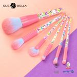 6pcs Makeup Brush Set Candy Makeup Brushes Colorful Transparent Brush Handle