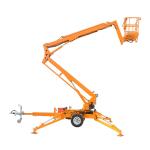 20m Trailer Boom Lift 200kg Towable Articulated Boom Lift On A Trailer