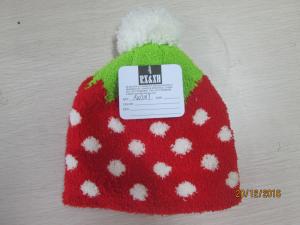 Wholesale Grils and ladies Knitted hat with half face fabric materials jacquerd technology from china suppliers