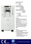 3-10L/Min PSA Medical Oxygen Generators For Hospital 96% Concentration 650VA