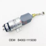 B4002-1115030 Excavator Spare Parts 24v Diesel Engine Fuel Stop Solenoid
