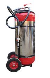 Wholesale Carbon Steel Wheeled Fire Extinguisher , 50KG Trolley Mounted Fire Extinguisher from china suppliers
