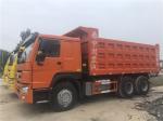 Chinese Famous Brand Sinotruck 371HP 375HP 10 Wheels 6X4 Used HOWO Truck Dump