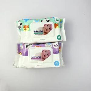 Wholesale Pure Natural No Fluorescer Wet Wipes Portable Baby Skin Care Moisturizing Wipe Tissue from china suppliers