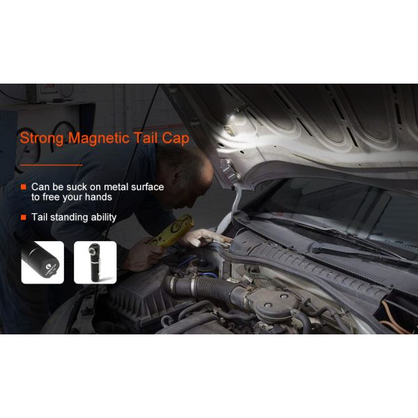 Multifunctional LED Headlamp Flashlight with Magnetic Tail LUMINTOP HL18