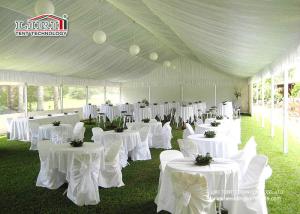 Wholesale White PVC Sidewalls Outdoor Party Tents For With Decoration For Reception from china suppliers