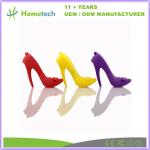 64MB 128GB Customized USB Flash Drive PVC Rubber High Heeled Shoe Shape